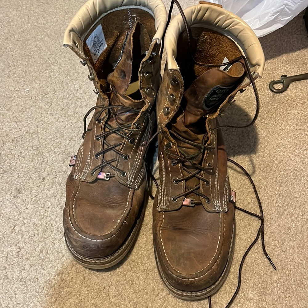 Carolina wedge toe boots